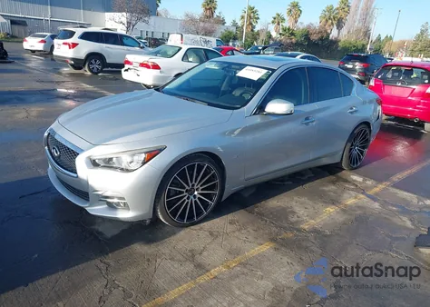 2015 Infiniti Q50 Premium from USA, damaged, VIN JN1BV7AP3FM358339